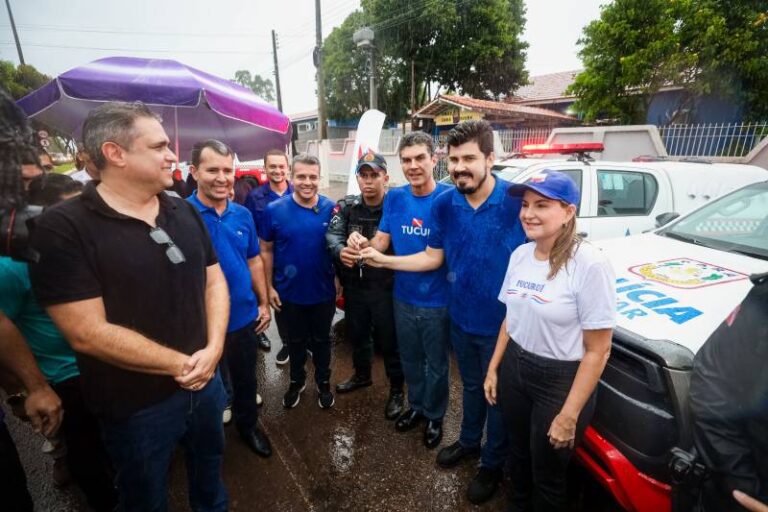 Reprodução Agência Pará/ Governador entrega viaturas em Tucuruí