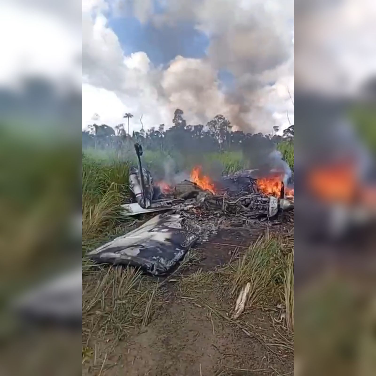 Avião com suspeita de tráfico de drogas é abatido na zona rural de Altamira